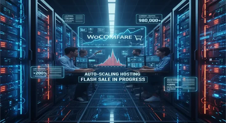 Auto-scaling WooCommerce Hosting for High-Traffic Flash Sales
